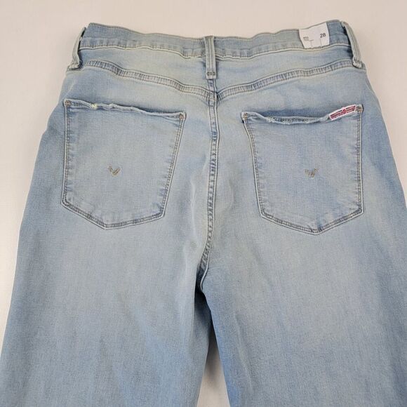 Hudson Women's Size 28 NOA Mid Rise Straight Crop Jeans USA - Picture 9 of 14